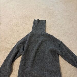 Max Studio Charcoal Turtleneck Sweater